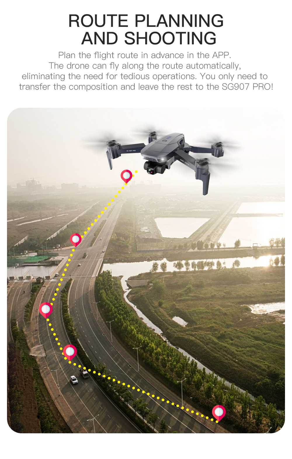 ZLL SG907 Pro 5G WIFI FPV GPS With 4K HD Dual Camera Two-axis Gimbal Optical Flow Positioning Foldable RC Drone Quadcopter RTF 40