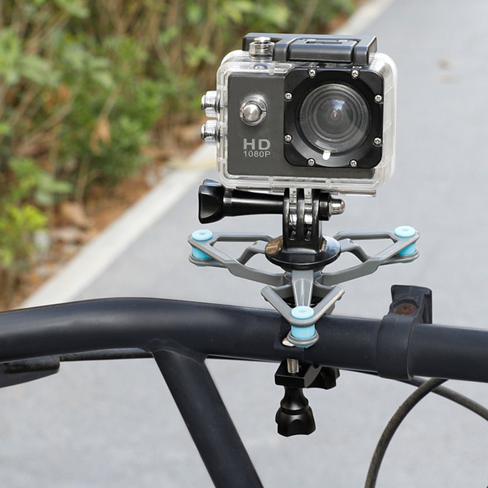 Aluminum Alloy Bike Action Camera Flash Holder Accessory Bike Stem Mount Adapter