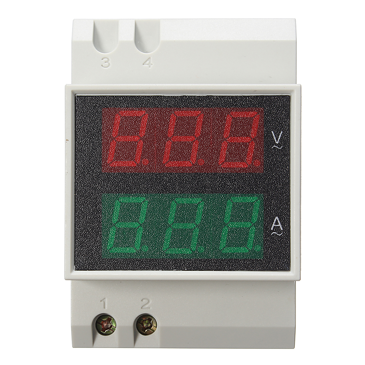

Din Rail LED AC 80-300V 0-100.0A Volt Meterr Ammeter Active Power and Power Factor Time Energy Meter