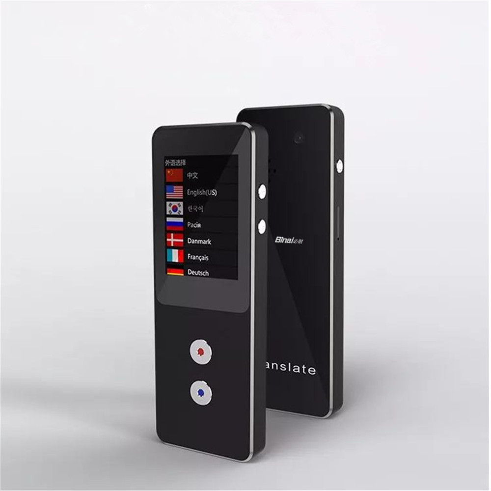 

Binai T9 4G Version&Wifi 2.4 inch 1200mAh 42 Languages Portable Smart Wireless Voice Translator Real Time Interactive Instant Translator mini card phone