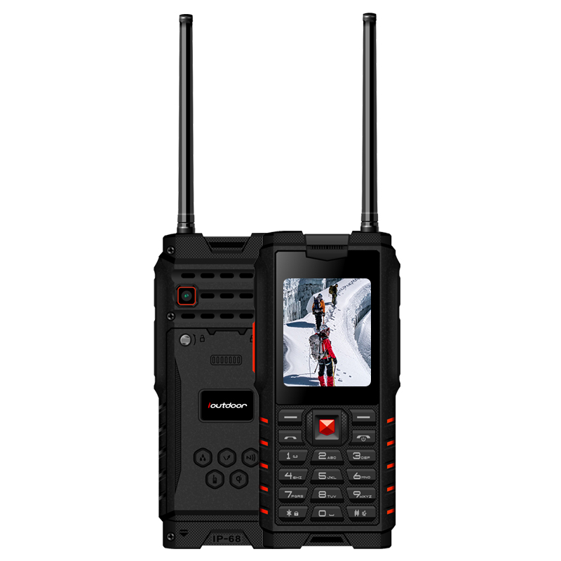 

ioutdoor T2 IP68 Waterproof 2.4 inch 4500mAh UHF Walkie Talkie Dual SIM Card Feature Phone Lanuage Version 2