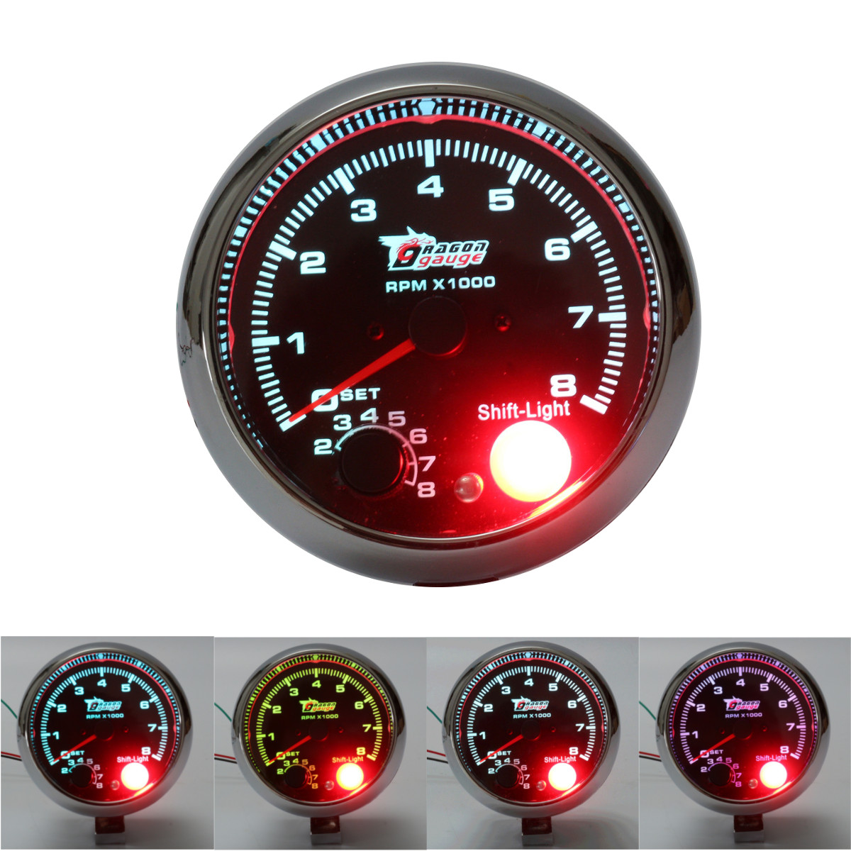 Find 3 75 Inch 12V RPMx1000 Tacho Tachometer with Shift Light RPM Rev Gauge Meter for Sale on Gipsybee.com with cryptocurrencies