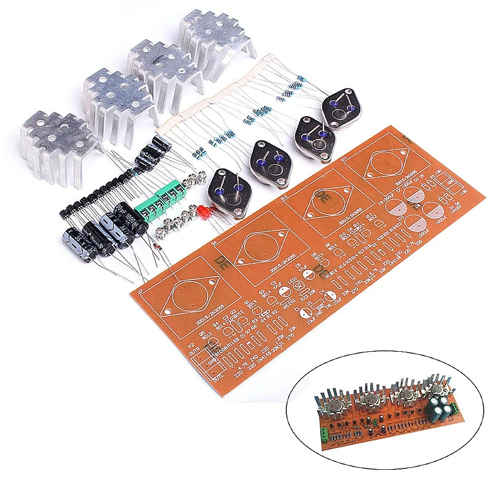 Find Electronic DIY Kits OCL Amplifier Board Suite 50W 2 Dual Track Two Channel Stereo Eletronica Electric Experiment DIY Electronic for Sale on Gipsybee.com