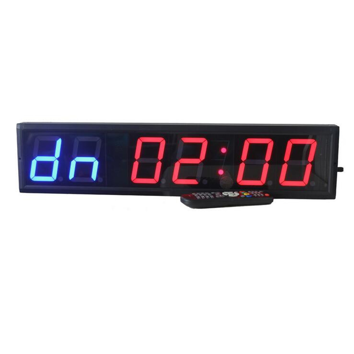 

4 дюймов GYM Crossfit Timer Часы LED Интервальное время тренировки таймера и время отдыха Альтернативный обратный отсчетСчитать как секундомер