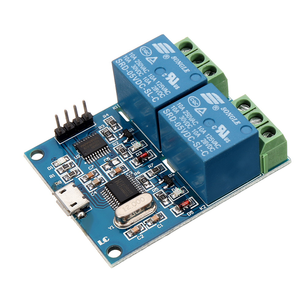 LCUS-2 Dual Channel USB Relay ...