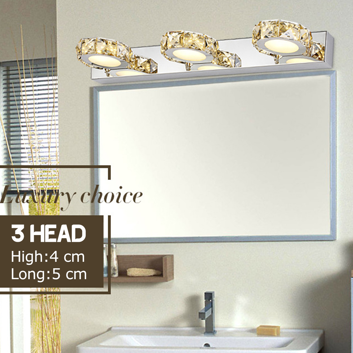 3W/6W/9W LED Bathroom Vanity Light Mirror Front Light Makeup Wall Lamp  M T / 