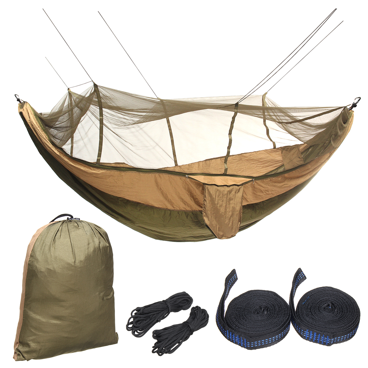 

На открытом воздухе 2 человек Двухместный гамак Кемпинг Палатка висит кровать с москитной сеткой