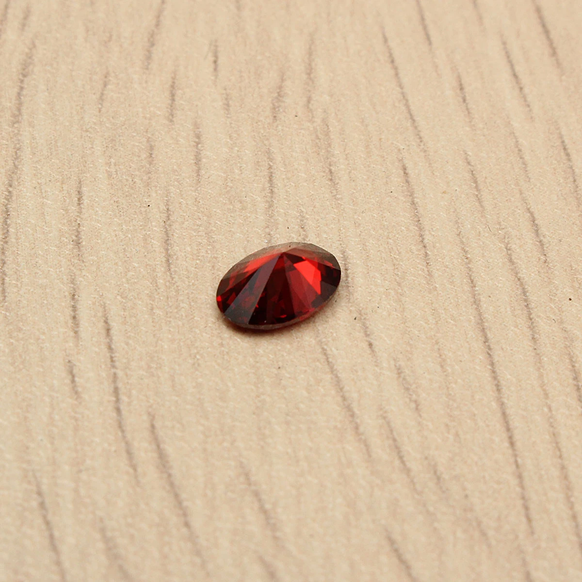 7x5mm Oval Red Loose Gemstone Ring Necklace DIY Accessories