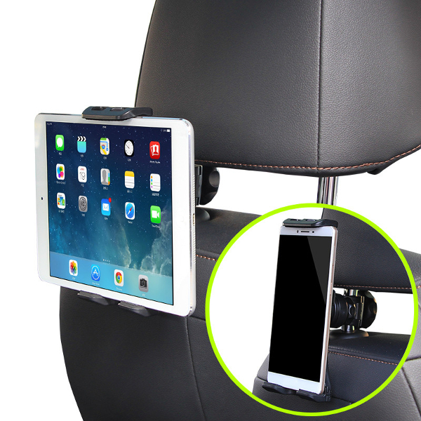 

Universal 360° Car Back Seat Head Rest Mount Holder Stand For 3.5-11 Inches Smartphone Tablet PC
