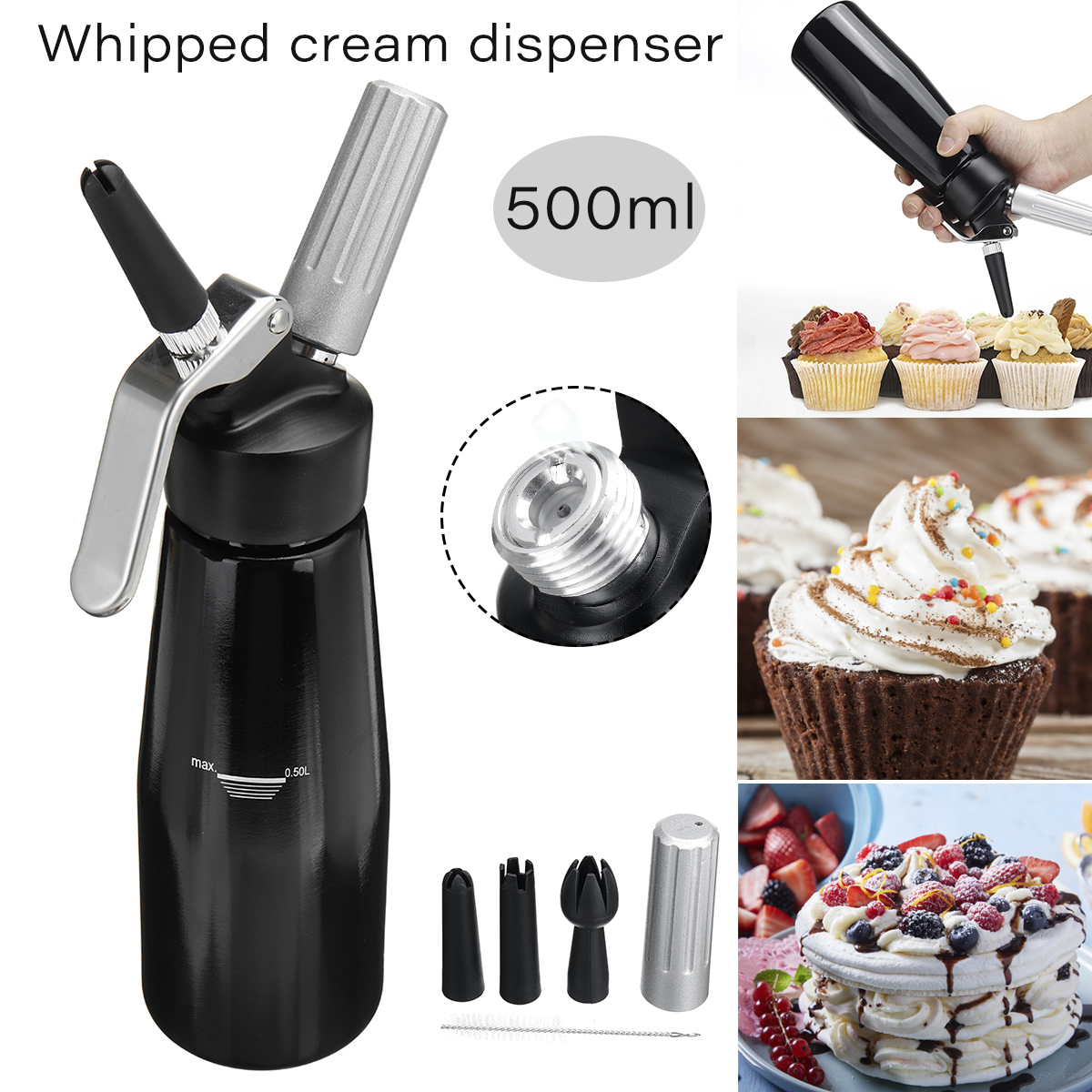 Whip Cream Dispenser | best whipped cream dispenser | 1 quart whipped cream dispenser