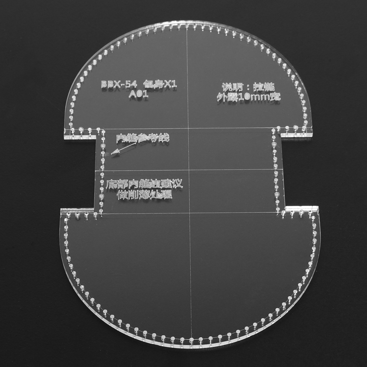 

Акриловый Шаблон Шаблон-шаблон для ручной работы Кожаное ремесло Инструмент DIY Комплект для монет Кошелек Mini Сумка