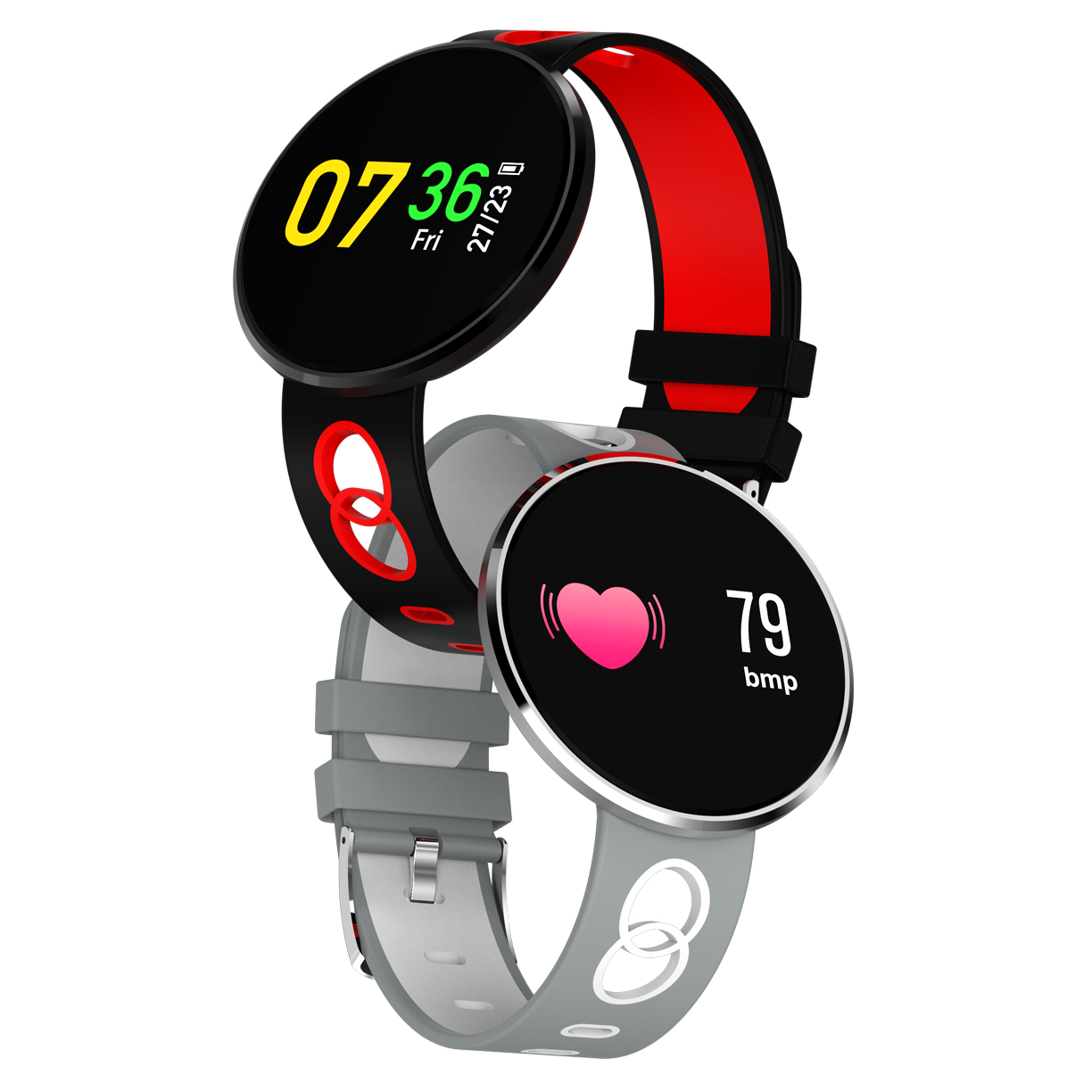 

Bakeey CF006H 0.96" IPS Color Screen Blood Oxygen Pressure Heart Rate Monitor Pedometer Smart Watch
