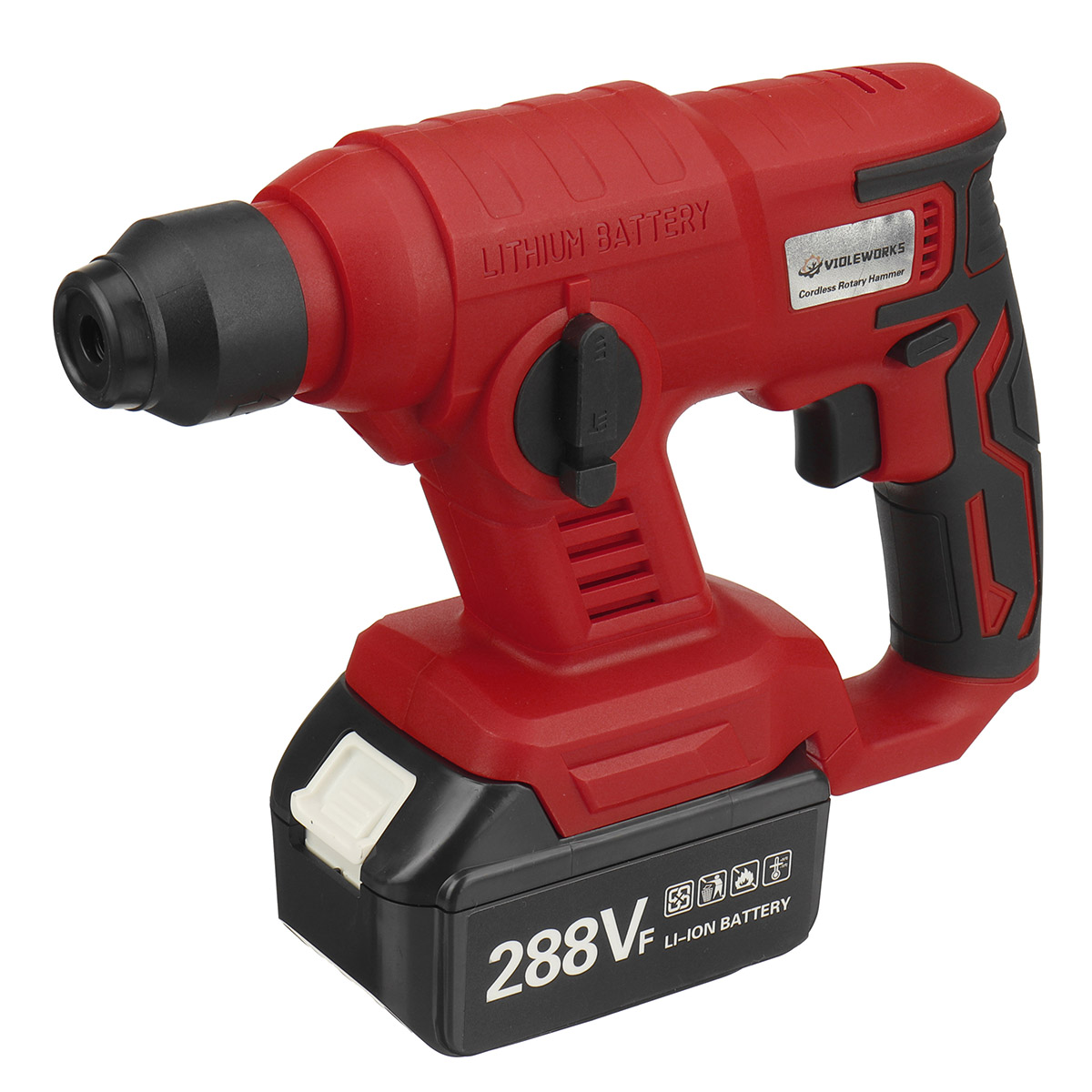 Find VIOLEWORKS 288VF 3 In 1 Cordless Electric Rotary Hammer Drill Tool W/ 1/2/None Battery Also For Makita 18V Battery 1500r/Min for Sale on Gipsybee.com with cryptocurrencies