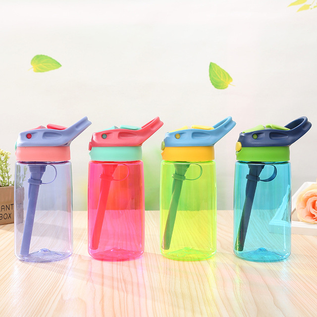 

Hot Plastic Cup Creative Baby Baby Drinking Cup Portable Duckbill Bouncing Sippy Cup
