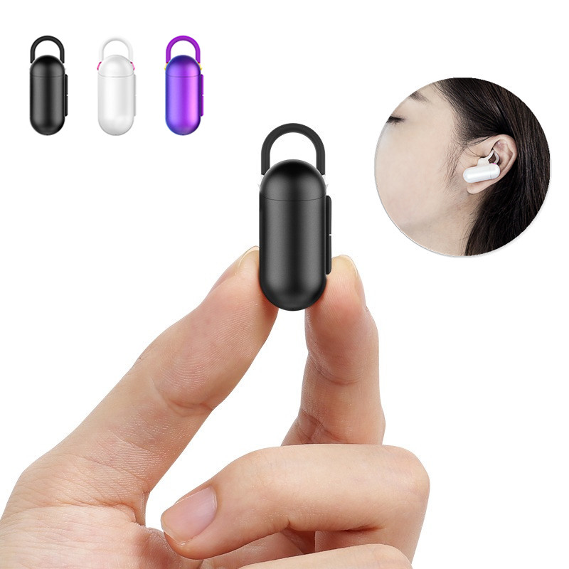 

QCY Q12 Mini Invisiable Earphone Wireless bluetooth Noise Cancelling Single-headphone with Mic from xiaomi Eco-System