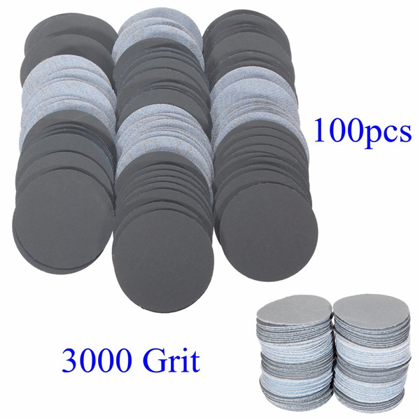 

100pcs 50mm 3000 Grit Abrasive Sand Discs Sanding Polishing Pad Sandpaper