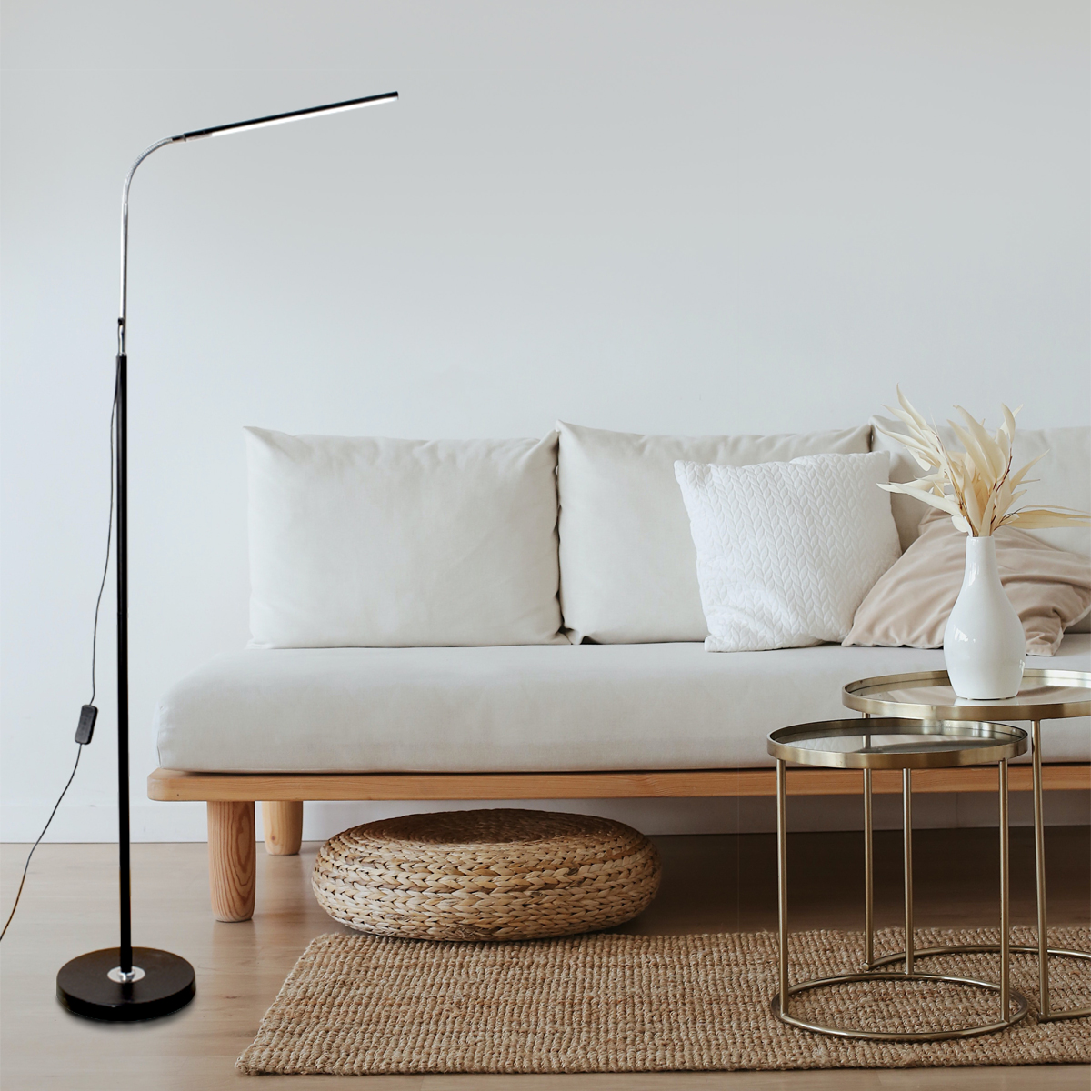 Find Modern LED Floor Lamp Stand Home Office Table Desk Reading Light Dimmable Home for Sale on Gipsybee.com with cryptocurrencies