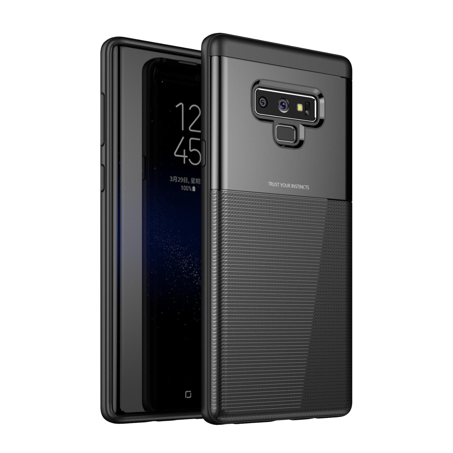 

Bakeey Armor Shockproof Anti Fingerprint Hybrid PC & TPU Protective Case For Samsung Galaxy Note 9