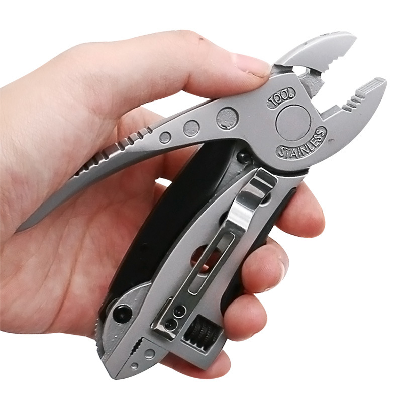 

IPRee® 173mm 420H Steel Multi-function Folding Knife Portable Tool Pliers EDC Survival Tools Kit