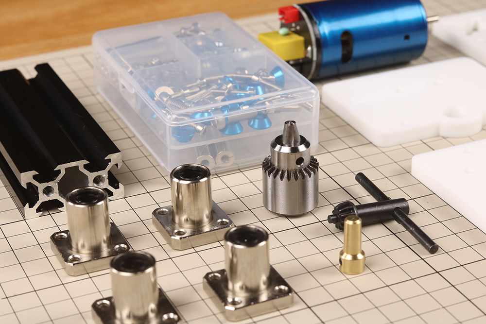 EleksMaker® EleksZAxis Z Axis & Spindle Motor Drill Chunk Integrated Set DIY Upgrade Kit for Laser Engraver CNC Router 5