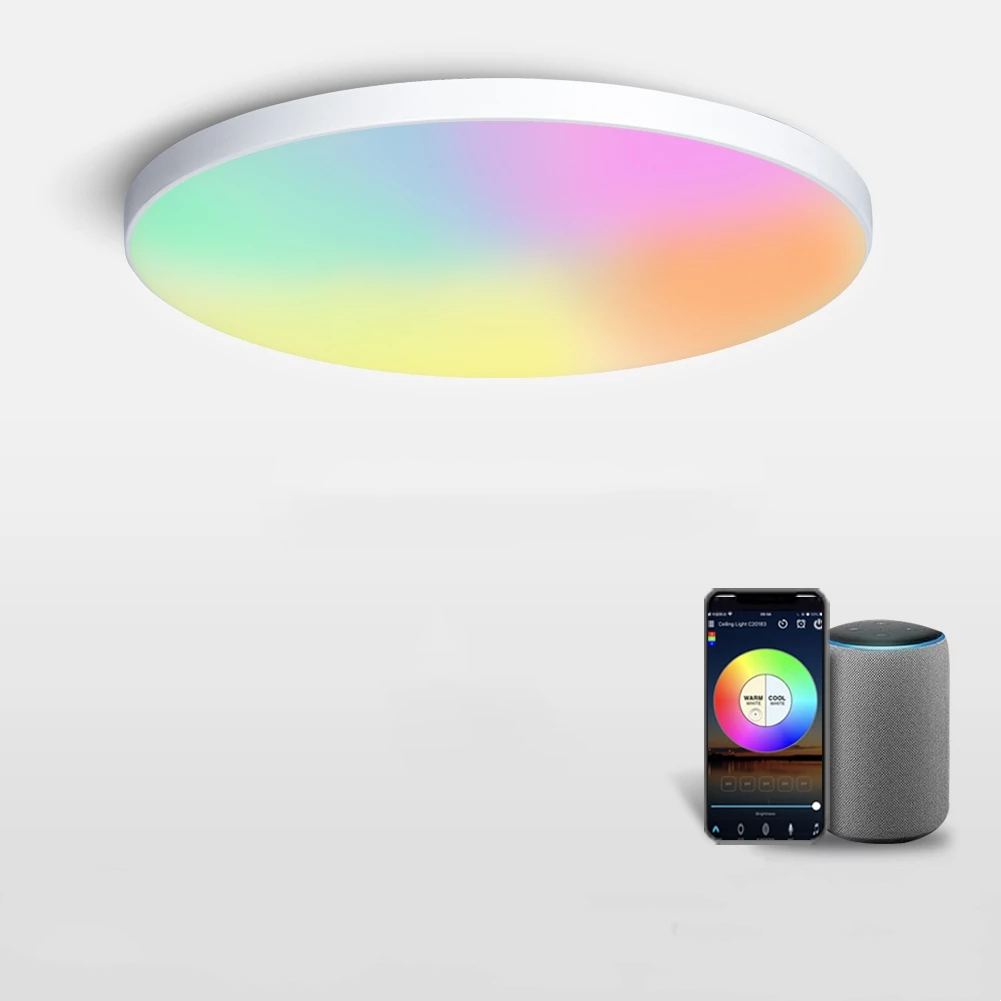 Find [EU Direct] MARPOU Smart Ceiling Light 30W RGB LED Ceiling Lamp Wifi APP Voice Control With Alexa Lights For Living Room Decoration Bedroom for Sale on Gipsybee.com with cryptocurrencies