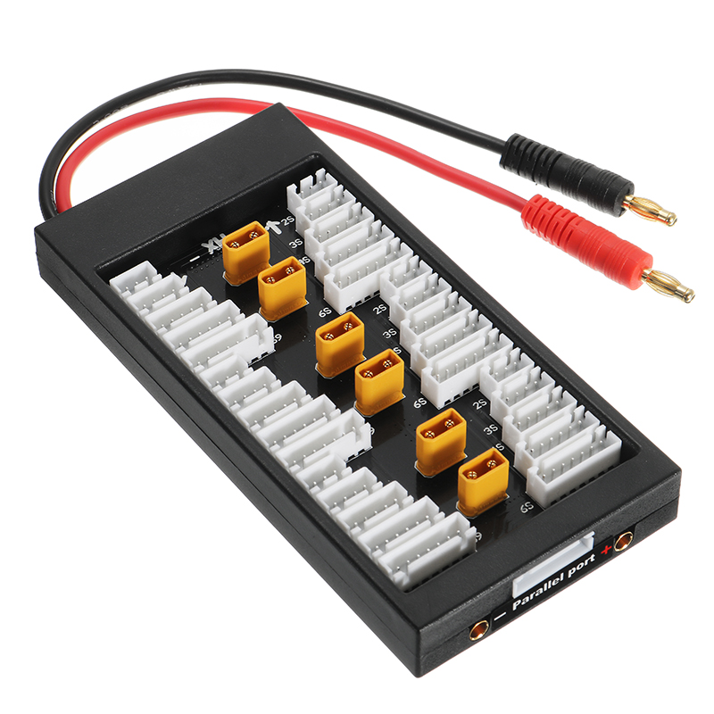 Amass XT30 Plug 2S-6S 40A Lipo Battery Parallel Charging Board for IMAX B6 UN A6 1