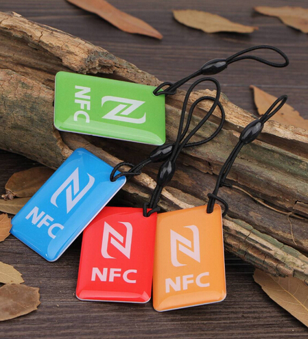 

(4 Pcs/Lot) Ntag216 NFC Blank Tags Key Token 13.56mhz RFID Smart Tag Card for All NFC Android Phone