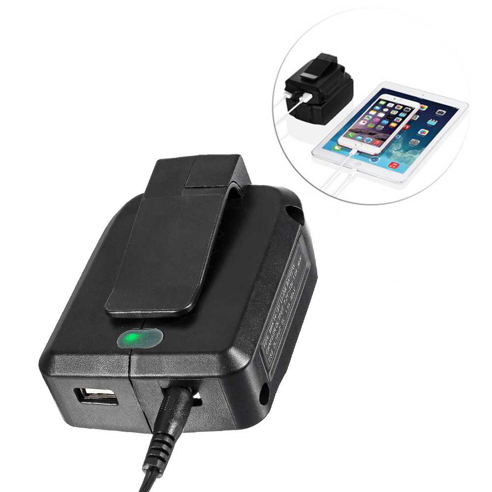 

14.4V-18V Li-ion Battery Charger With USB Output for Makita BL1430 BL1830 Power Tool Battery