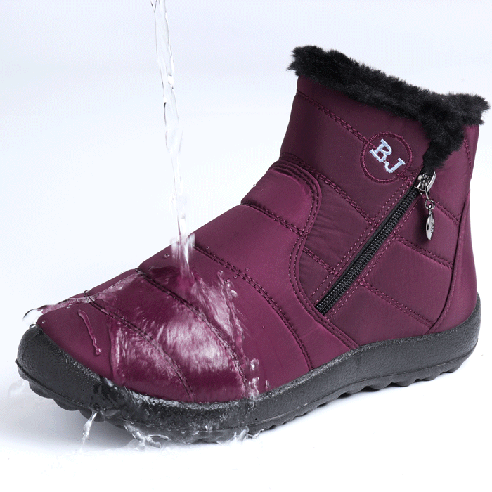 

Women Casual Keep Warm Zipper Ankle Snow Boots