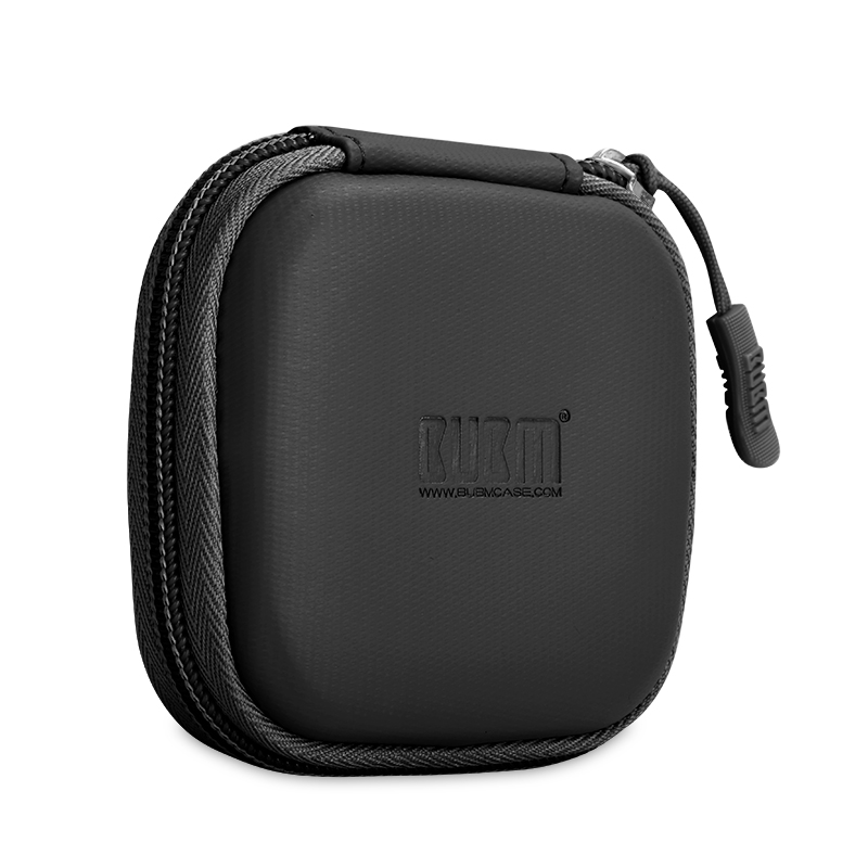 

BUBM Single Layer Outdoor Portable Anti-shock Earphone Accessory Storage Bag Cable Collection Box