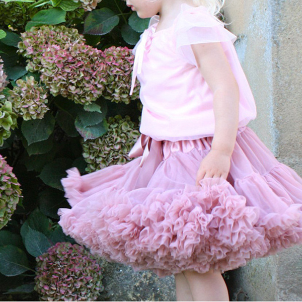 

Kid Girls Lovely Bowknot Tulle Dance Princess Tutu Skirts Multi Colors