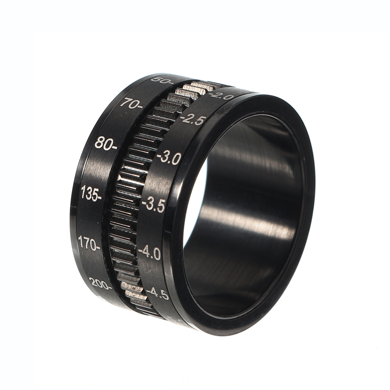 

12 мм титановая сталь черный 316L из нержавеющей стали палец кольцо Spinner камера Объектив кольцо кольцо кольцо