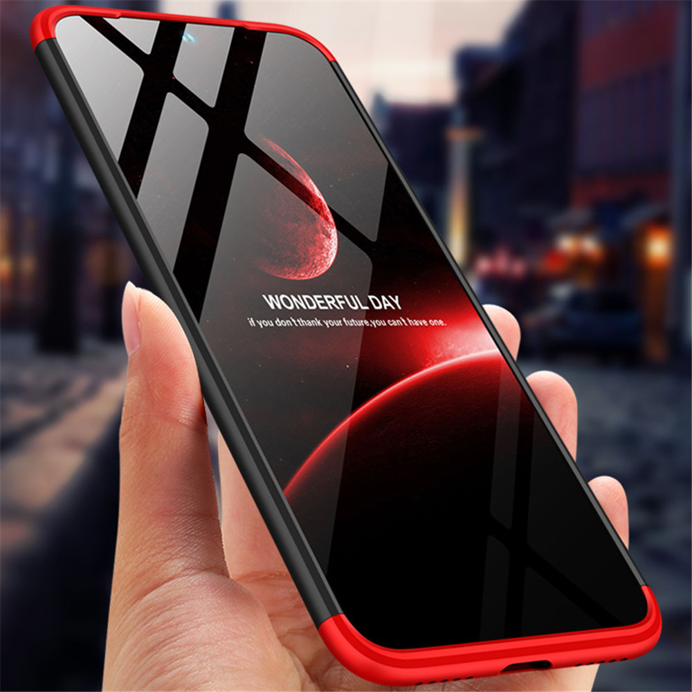 

Bakeey 3 in 1 Double Dip 360° Full Hard PC Protective Case For Xiaomi Redmi 7 / Redmi Y3