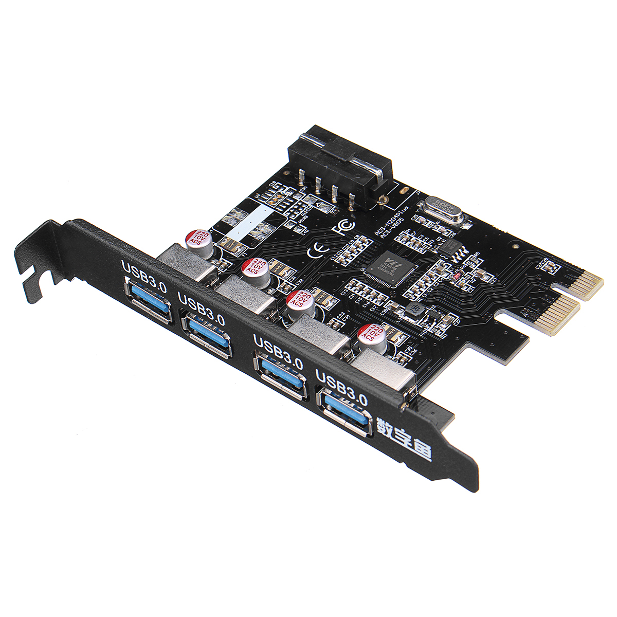 

PCI-E к USB3.0 4 порта USB 3.0 Плата расширения 4 Интерфейс PIN-кода Коннектор для рабочего стола