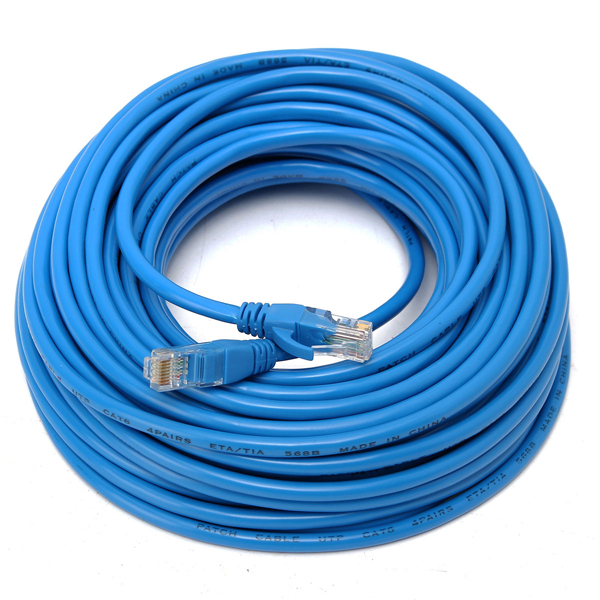 

20M RJ45 CAT6 Сетевой кабель локальной сети Ethernet 1000 Мбит / с для быстрой передачи данных