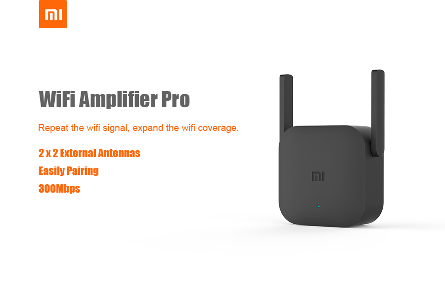 מגדיל טווח וויפי &#8211; Xiaomi Pro 300m WiFi Amplifier