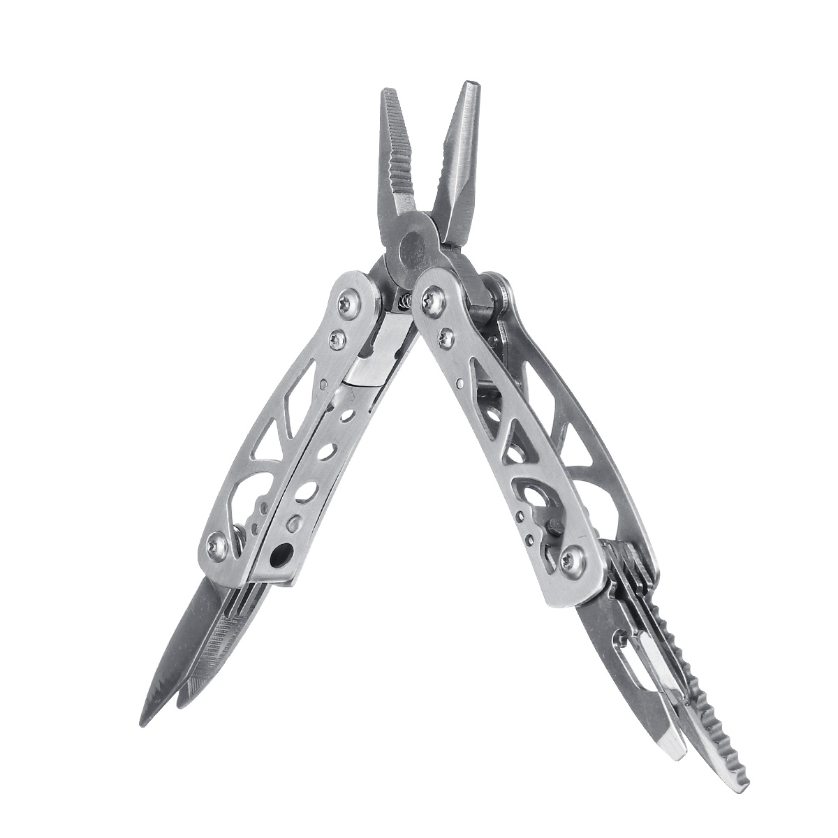 

Portable Stainless Steel Combination Pliers Survival Plier Fold Pocket Screwdriver Multi Tool