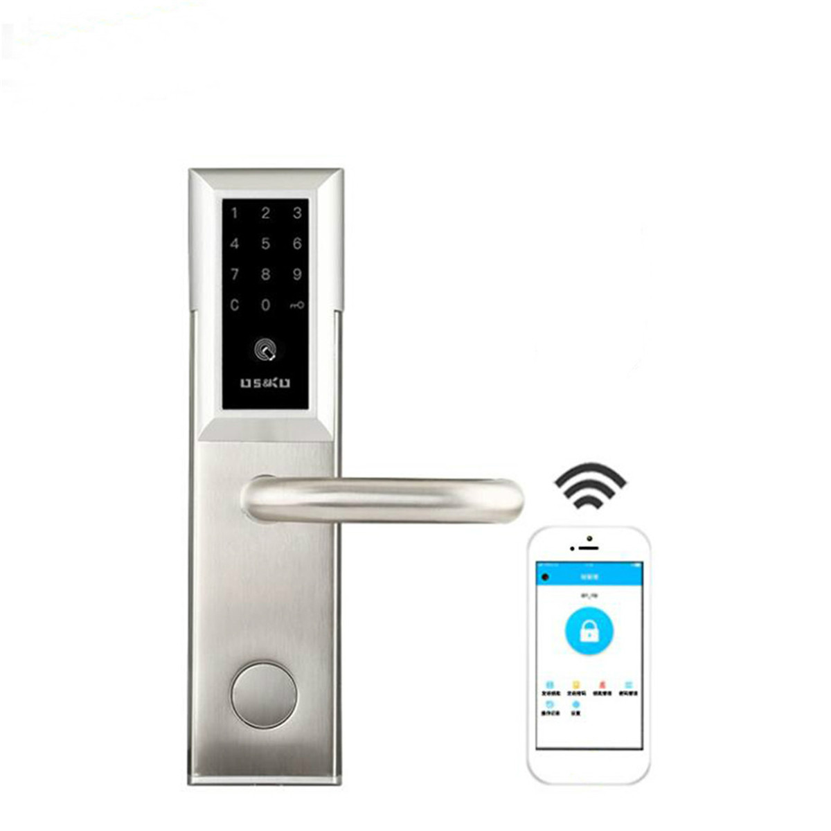 

Electronic bluetooth Smart Door Lock Smartcode Digital Keyless Touch Password For Home Office
