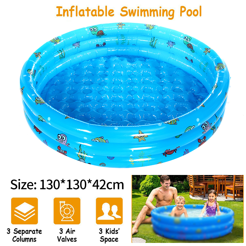 Kids Swimming Inflatable Pool Children Water Paddling Activity Water Fun Play 
