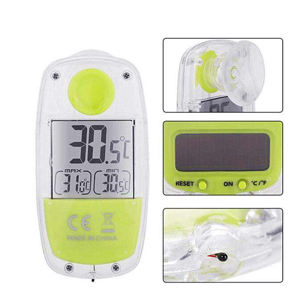 

TS-809G -24 ∽ ∽ + 59 ℃ Digital Термометр LCD Дисплей Солнечная Термометр Прибор для измерения температуры