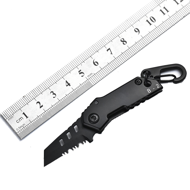 

LAOTIE 78 мм Нержавеющая сталь Многофункциональный EDC Складной нож На открытом воздухе Кемпинг Рыбалка Нож Брелок Инструмент