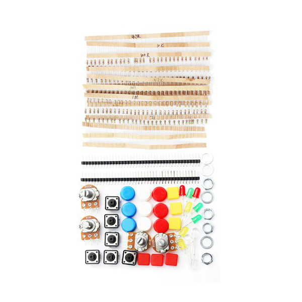 

Electronic Parts Component Resistors Push Button Switch Kit For Arduino