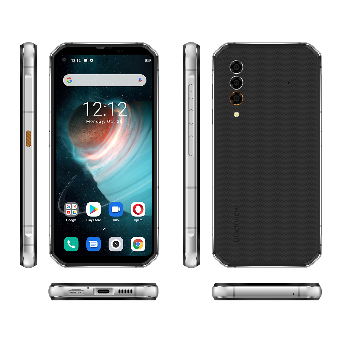 Find Blackview BL6000 Pro 5G Global Bands IP68&IP69K Waterproof NFC Android 10 5280mAh 8GB 256GB  Dimensity 800 6.36 inch FHD+ Punch Hole Display 48MP Triple Rear Camera Rugged Smartphone for Sale on Gipsybee.com with cryptocurrencies