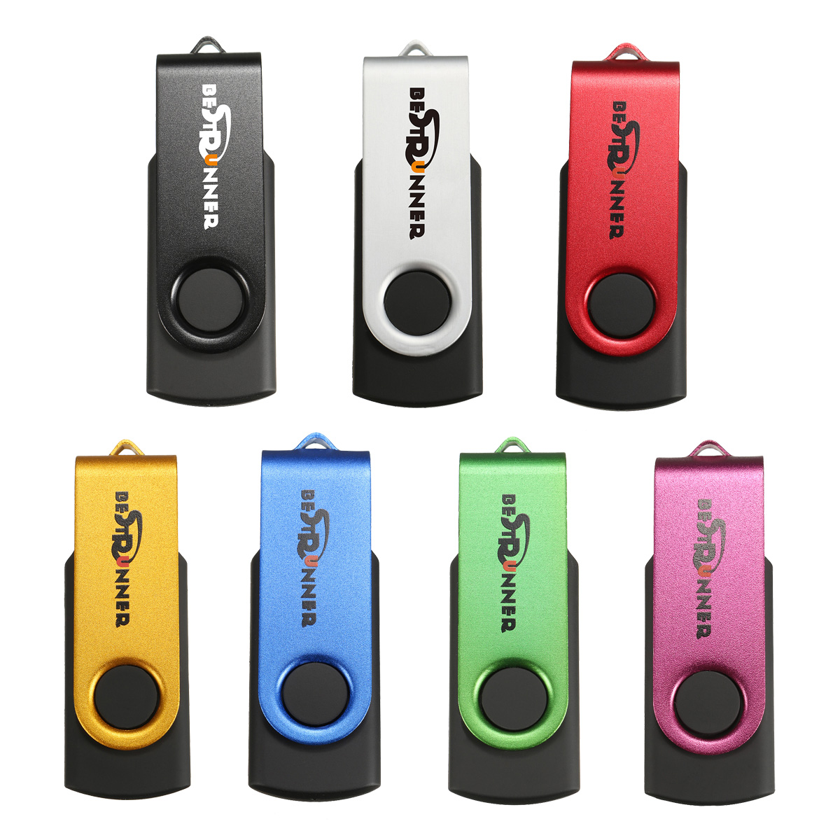Find Bestrunner 2GB USB 2 0 360 Rotation High Speed Flash Drive Thumb Memory U Disk for Sale on Gipsybee.com with cryptocurrencies