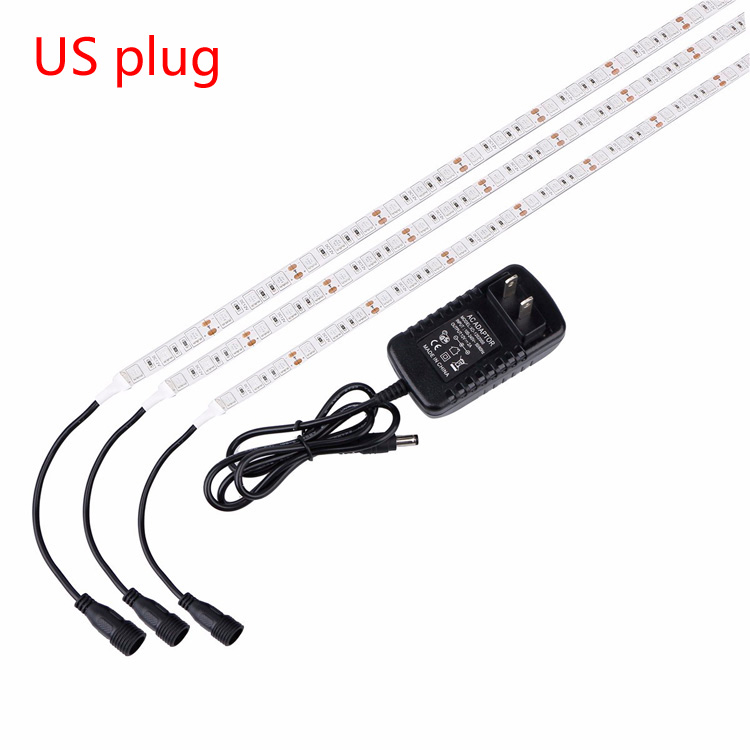 18W 75 Red 15 Blue Plant LED Grow String Light Greenhouse Waterproof Flexible Growth Lamp with AC 12