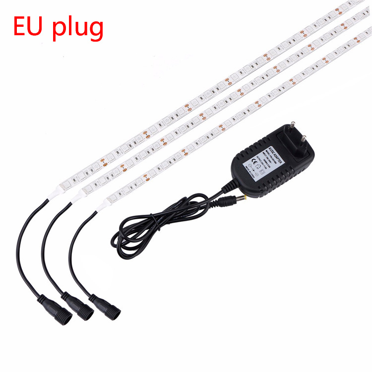 18W 75 Red 15 Blue Plant LED Grow String Light Greenhouse Waterproof Flexible Growth Lamp with AC 12
