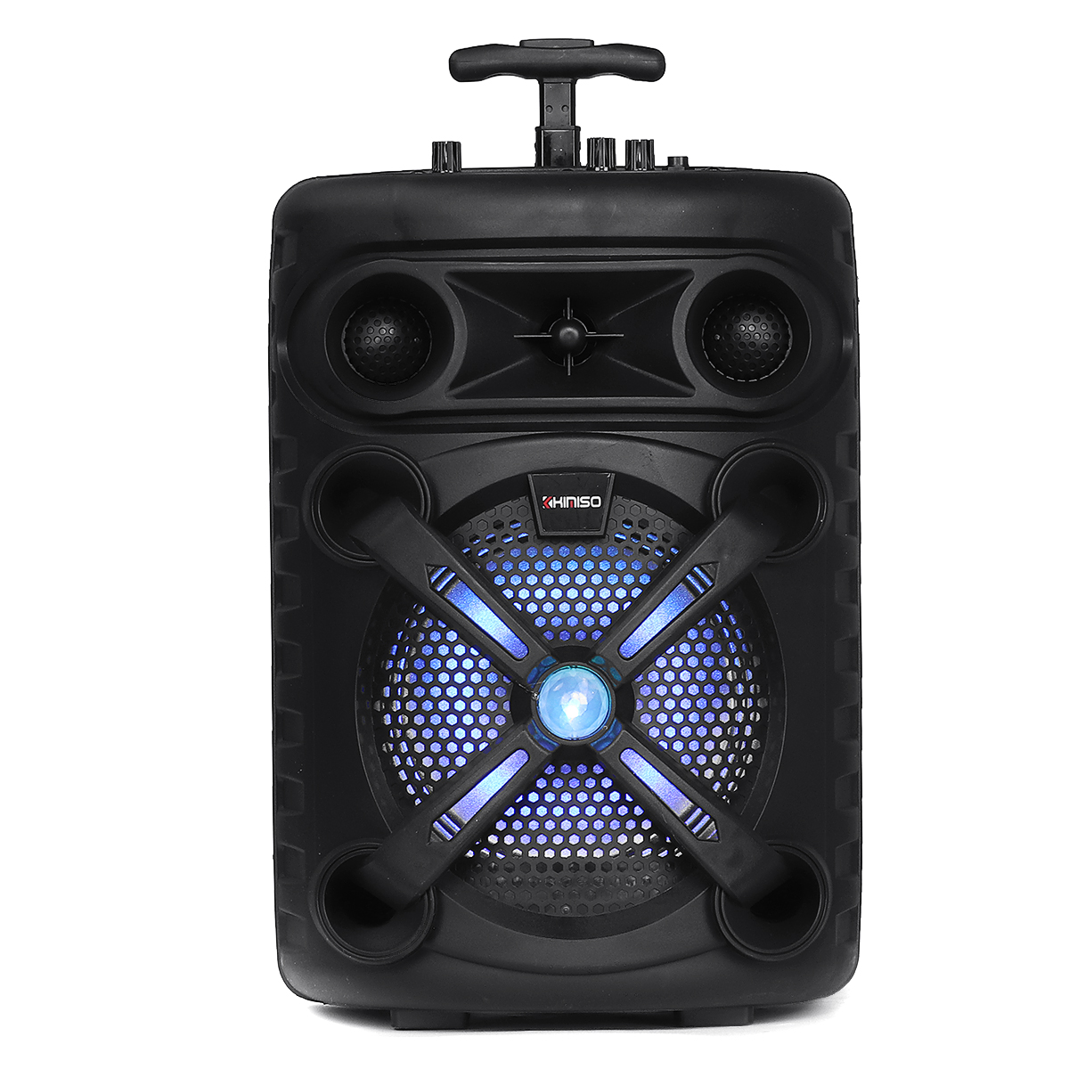 Find 8 inch 20W High Power bluetooth Sound Square Loud Speaker 3000mAh Outdoor Singing Subwoofer with HD Mic for Sale on Gipsybee.com with cryptocurrencies