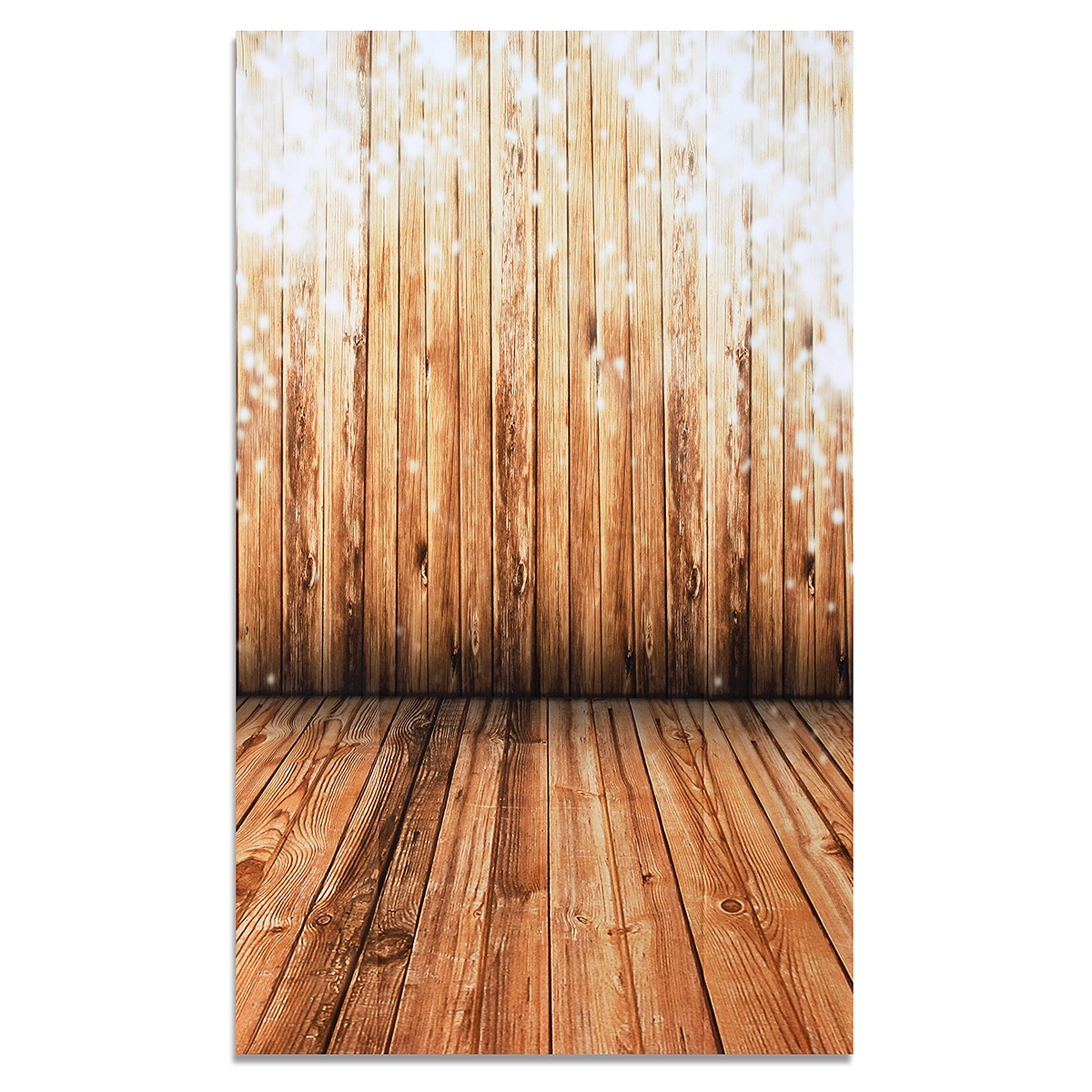 

3x5FT Vinyl Wood Wall Floor Snowflake Photography Backdrop Background Studio Prop