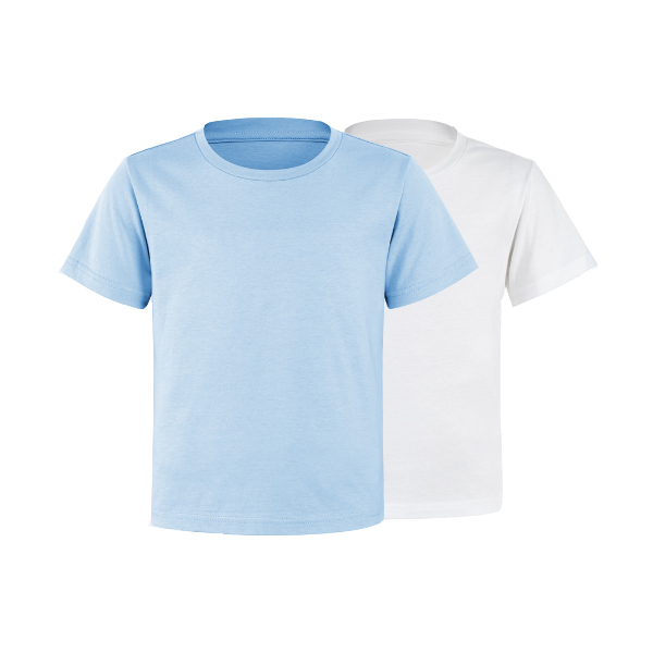 

[FROM] 2 предмета из хлопка с круглым вырезом Шея Детские дышащие повседневные спортивные футболки с короткими рукавами