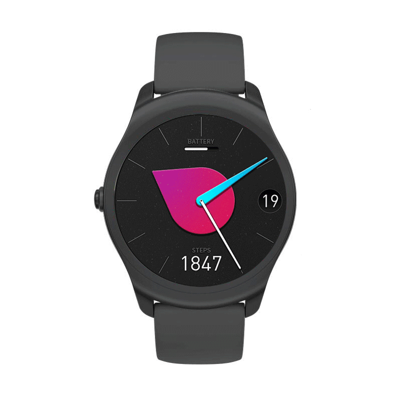 

Ticwatch 2 Smart Watch Heart Rate Monitor GPS Wireless Charging Music Liquid Silicone Strap bluetooth Watch